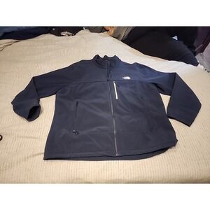 The North Face Apex Bionic Soft Shell Jacket Men's 2XL Blue Full Zip Outdoors